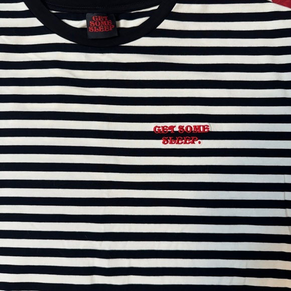 Get Some Sleep “I Miss The Days We Would Waste In The Sun” Stripe Tee - Picture 2 of 5